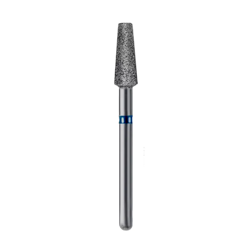 Frez diamentowy krótki walec ścięty niebieski M 4 mm LB-011 – do skórek